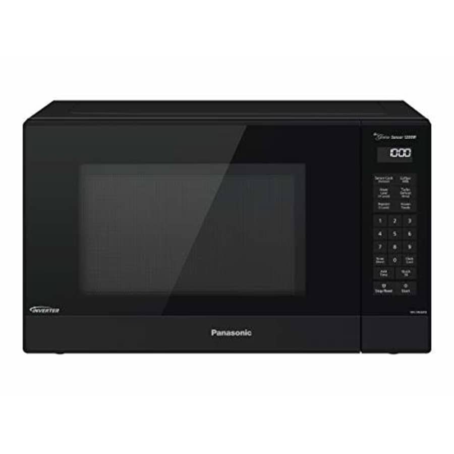 Panasonic NN-SN66KB Intelligent Genius Sensor 1.2 Cubic Foot 1200 Watt Countertop Microwave Oven w/ for $220