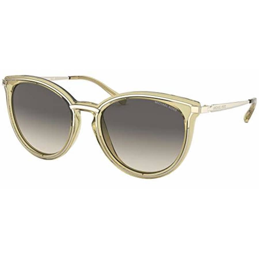 Sunglasses Michael Kors MK 1077 101411 Light Gold/Pale Yellow Transpa for $45