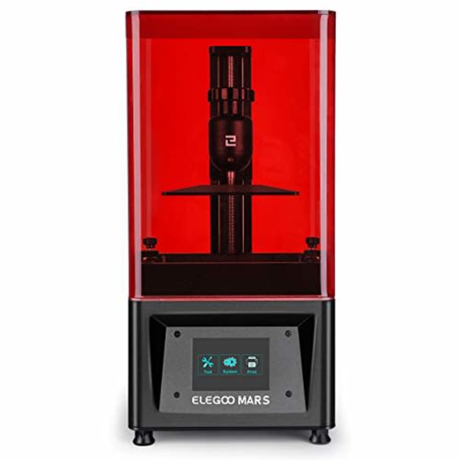 ELEGOO Mars UV Photocuring LCD 3D Printer with 3.5'' Smart Touch Color Screen Off-line Print for $200