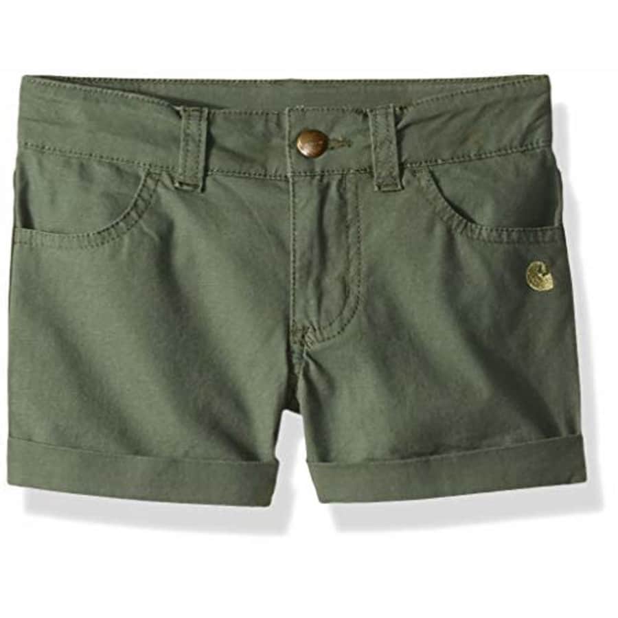 Carhartt Girls' Little Ripstop Short, Thyme, 7 for $20