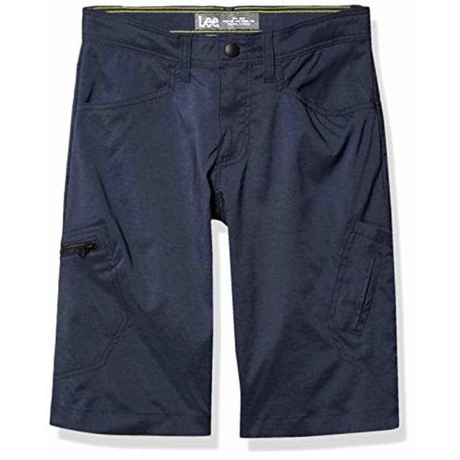 Lee Jeans Lee Boys Dungarees Grafton Cargo Short, Navy Heather, 16 Husky for $23