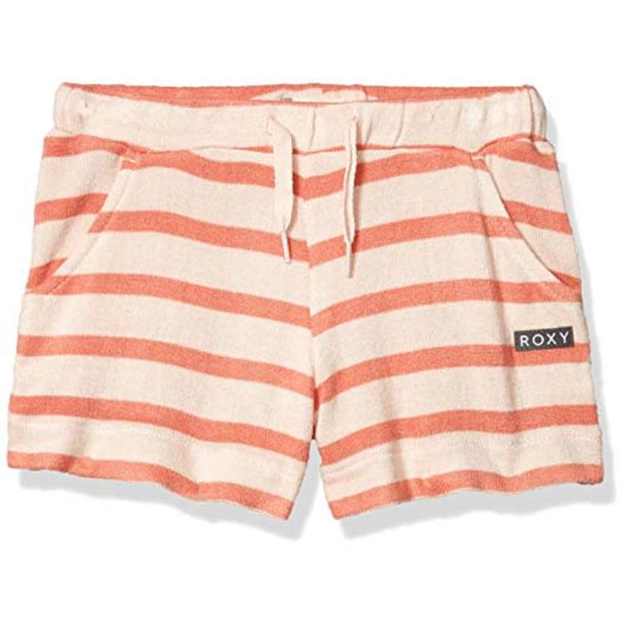 Roxy Girls' Big Sweetness Cozy Short, Peach Blush BICO Stripes, 8/S for $25 Roxy Girls' Big Sweetness Cozy Short, Peach Blush BICO Stripes, 8/S for $25