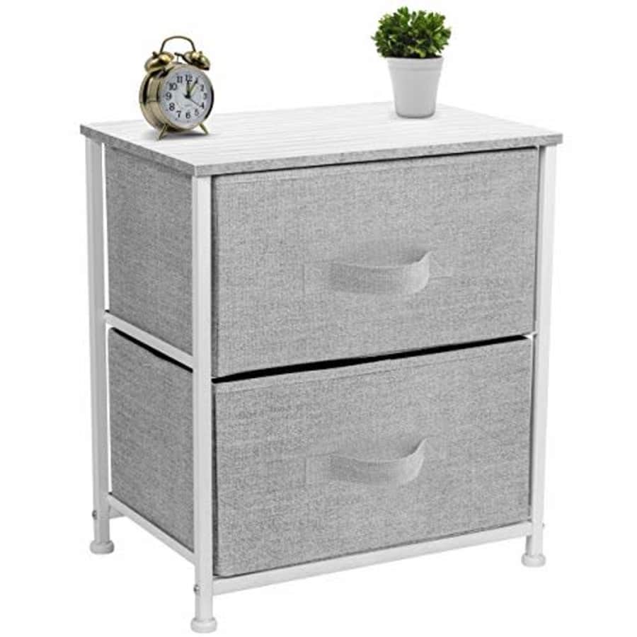 Sorbus Nightstand with 2 Drawers - Bedside Furniture & Night Stand End Table Dresser for Home, for $45 Sorbus Nightstand with 2 Drawers - Bedside Furniture & Night Stand End Table Dresser for Home, for $45