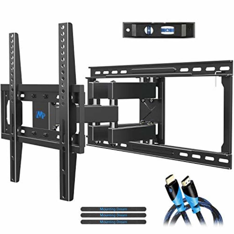 Mounting Dream TV Mount Full Motion TV Wall Mounts for 26-55 inch, Some up to 65 inch LED, LCD Flat for $60 Mounting Dream TV Mount Full Motion TV Wall Mounts for 26-55 inch, Some up to 65 inch LED, LCD Flat for $60