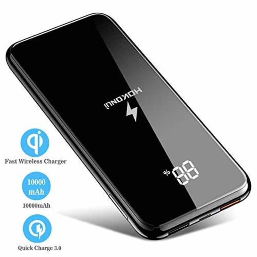 Hokonui 10,000mAh Wireless Power Bank for $24 Hokonui 10,000mAh Wireless Power Bank for $24