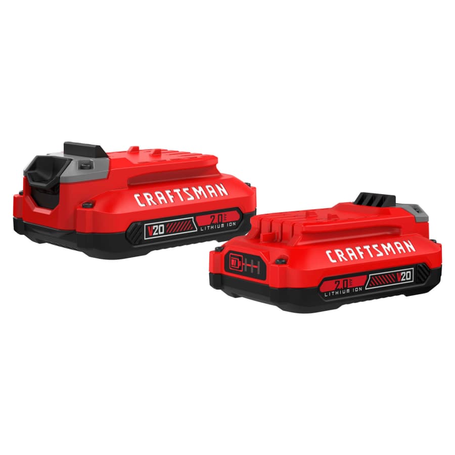 Craftsman V20 20V Max 2Ah Li-ion Battery 2-Pack: $59 Craftsman V20 20V Max 2Ah Li-ion Battery 2-Pack: $59
