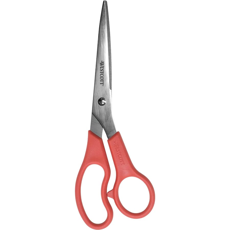 Westcott 8" All Purpose Value Stainless Steel Straight Scissors for $4 Westcott 8" All Purpose Value Stainless Steel Straight Scissors for $4
