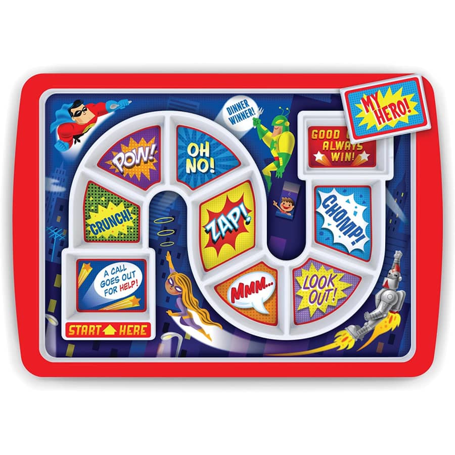 Genuine Fred Dinner Winner Supper Hero Melamine Tray for $30