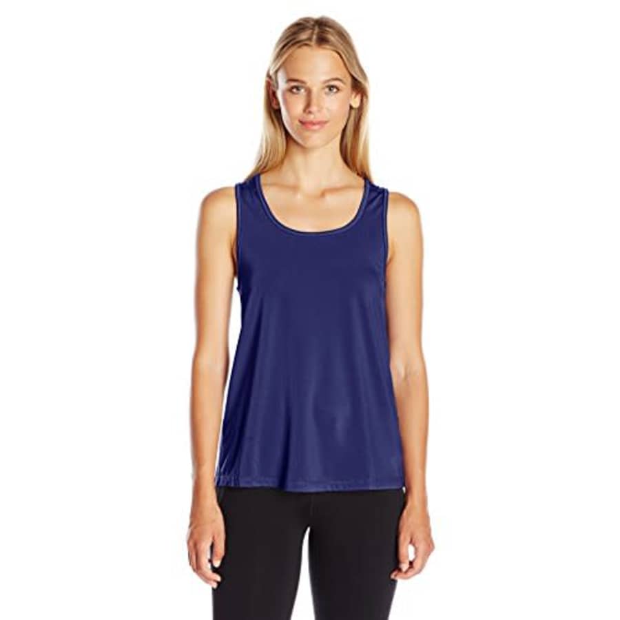 SHAPE activewear Women's Essential Tank, Medieval Blue, L for $34