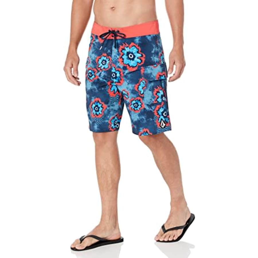 Volcom Men's Standard Mod Tech 20" 4th of July Boardshort, Navy, 40 for $52
