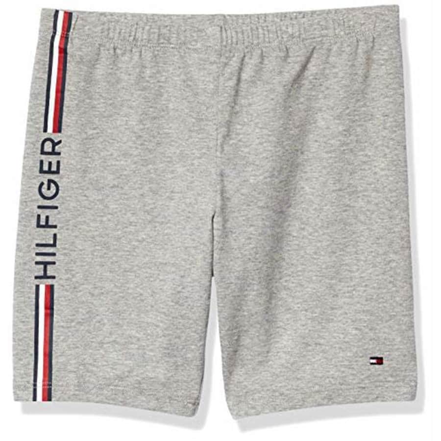 Tommy Hilfiger Kids Girls' Bike Short, Grey Heather, Small (7) for $14 Tommy Hilfiger Kids Girls' Bike Short, Grey Heather, Small (7) for $14
