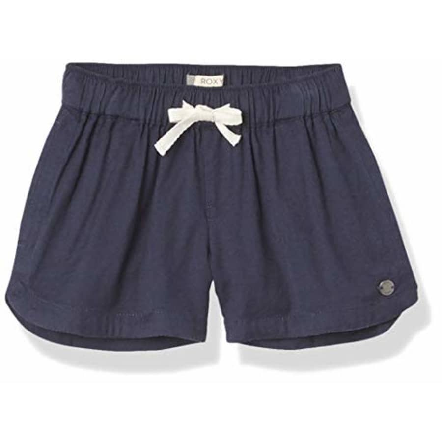 Roxy girls Una Mattina Beach Casual Shorts, Mood Indigo 212, 8 US for $41
