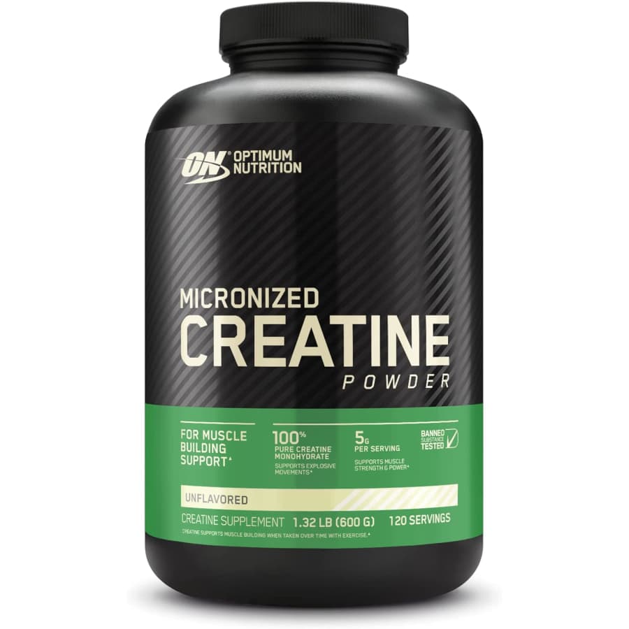 Optimum Nutrition 1.32-lb. Micronized Creatine Monohydrate Powder Tub for $24 via Sub & Save Optimum Nutrition 1.32-lb. Micronized Creatine Monohydrate Powder Tub for $24 via Sub & Save