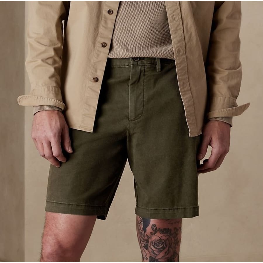 Banana Republic Factory Men's 9" Lived-In Shorts for $12 in cart Banana Republic Factory Men's 9" Lived-In Shorts for $12 in cart