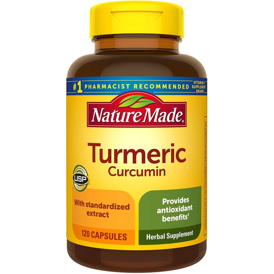 Nature Made Turmeric Curcumin 500mg 120-Count Bottle for $18 Nature Made Turmeric Curcumin 500mg 120-Count Bottle for $18