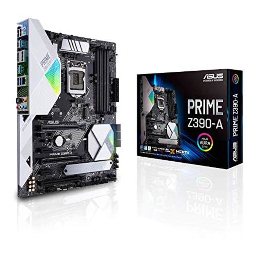 ASUS Prime Z390-A Motherboard LGA1151 (Intel 8th And 9th Gen) ATX DDR4 DP HDMI M.2 USB 3.1 Gen2 for $320 ASUS Prime Z390-A Motherboard LGA1151 (Intel 8th And 9th Gen) ATX DDR4 DP HDMI M.2 USB 3.1 Gen2 for $320