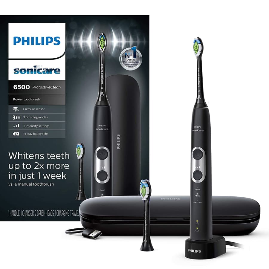 Philips Sonicare ProtectiveClean 6500 Rechargeable Electric Toothbrush for $180