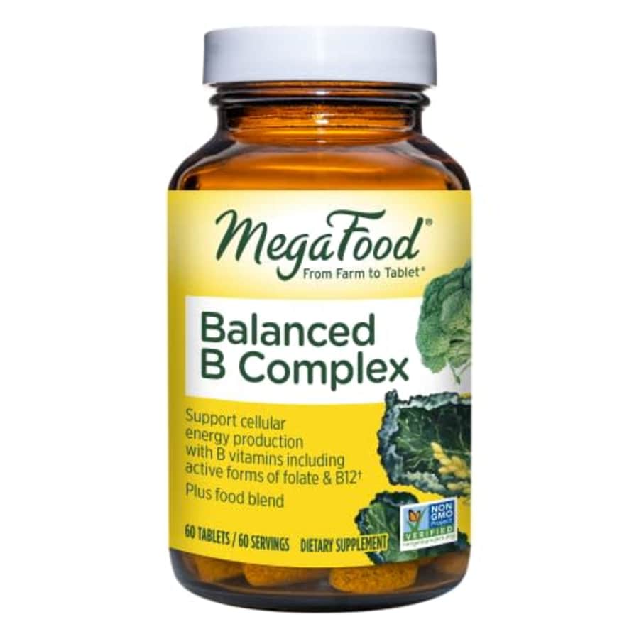MegaFood Balanced B Complex - B Complex Vitamin Supplement - 8 B Vitamins Including Vitamin B6, for $27
