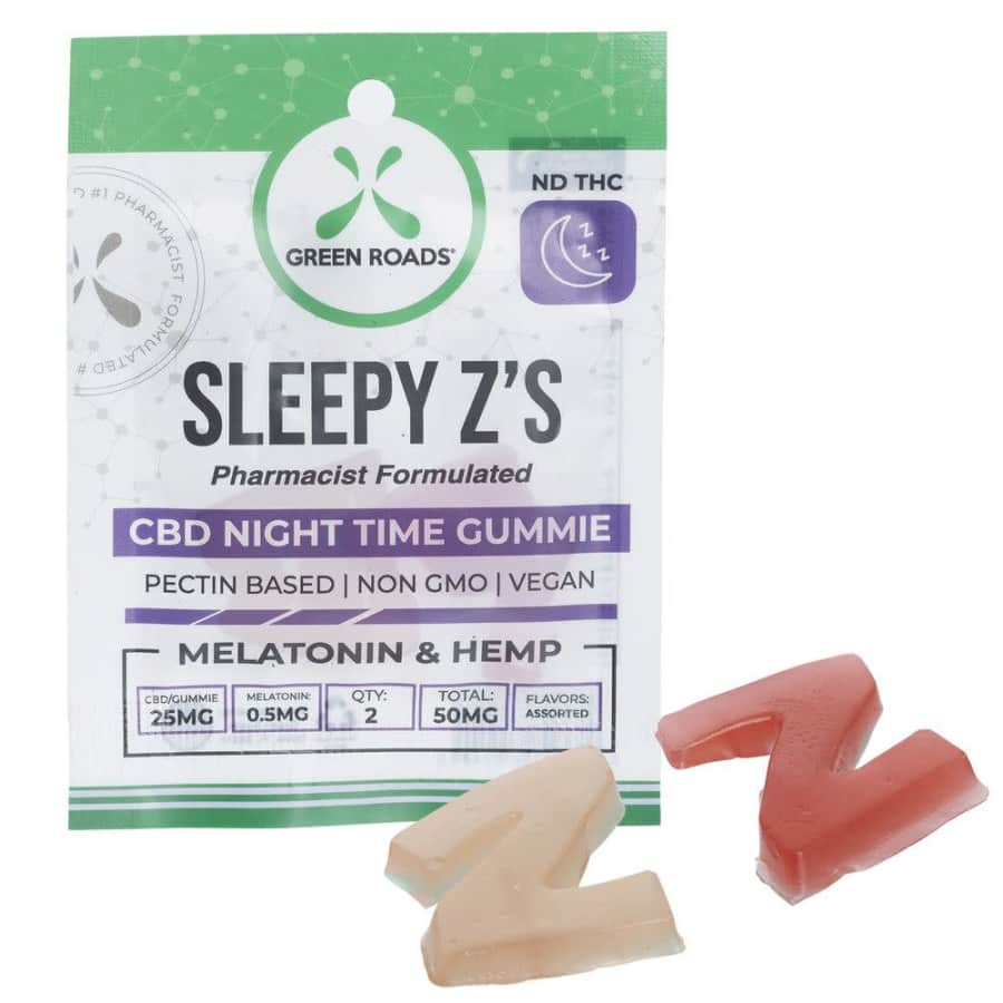 Green Roads CBD 50mg Sleepy Z's Gummies for $5