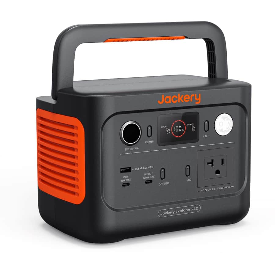 Jackery Explorer 240 v2 256Wh Portable Power Station: $174 w/ Prime