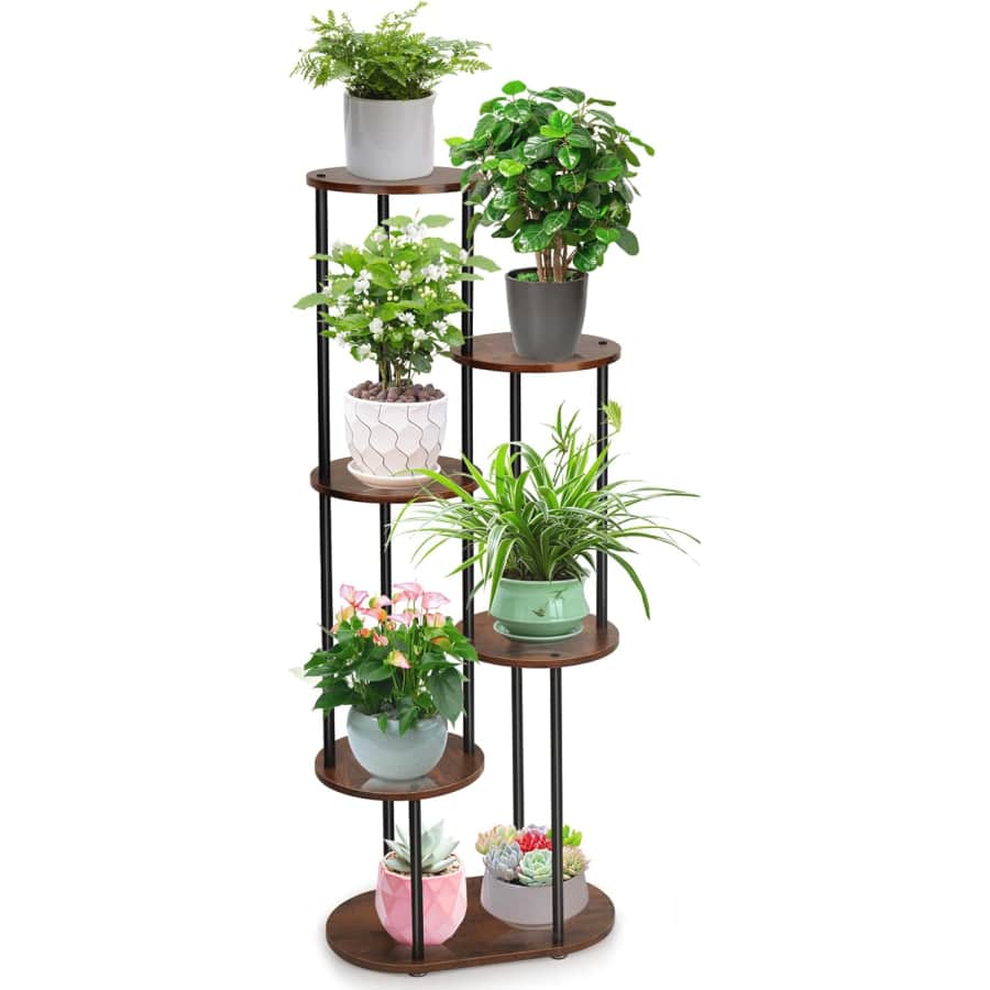Exrisiry 44.8" 6-Tier Plant Stand for $32