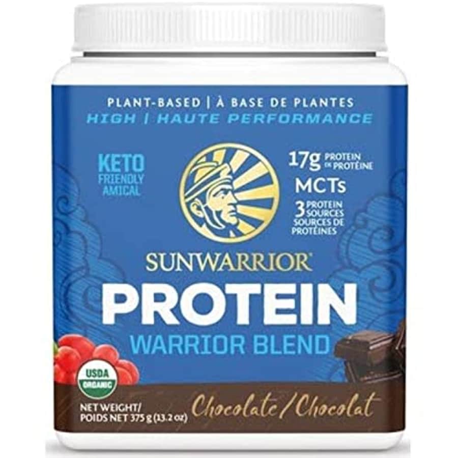 Sunwarrior - Warrior Blend, Plant Based, Raw Vegan Protein Powder with Peas & Hemp, Chocolate, 15 for $23 Sunwarrior - Warrior Blend, Plant Based, Raw Vegan Protein Powder with Peas & Hemp, Chocolate, 15 for $23