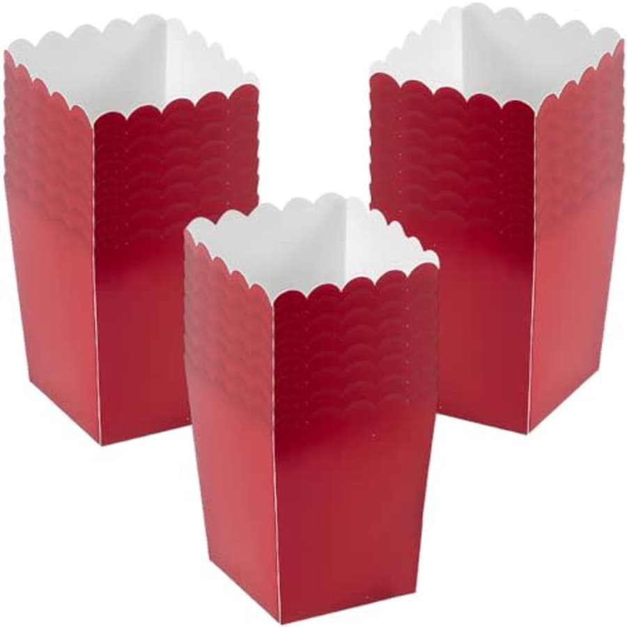 Fun Express - Mini Red Popcorn Boxes (24pc) - Party Supplies - Containers & Boxes - Paper Boxes - for $13 Fun Express - Mini Red Popcorn Boxes (24pc) - Party Supplies - Containers & Boxes - Paper Boxes - for $13