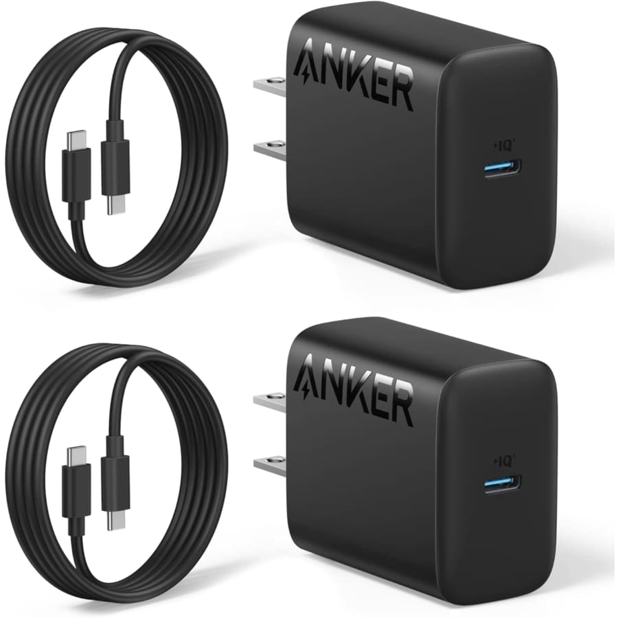 Anker 25W USB-C Super Fast Charger 2-Pack for $16 Anker 25W USB-C Super Fast Charger 2-Pack for $16