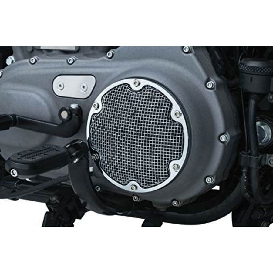 Kuryakyn 6528 Motorcycle Accent Accessory: Mesh Derby Cover for 2004-19 Harley-Davidson XL for $96