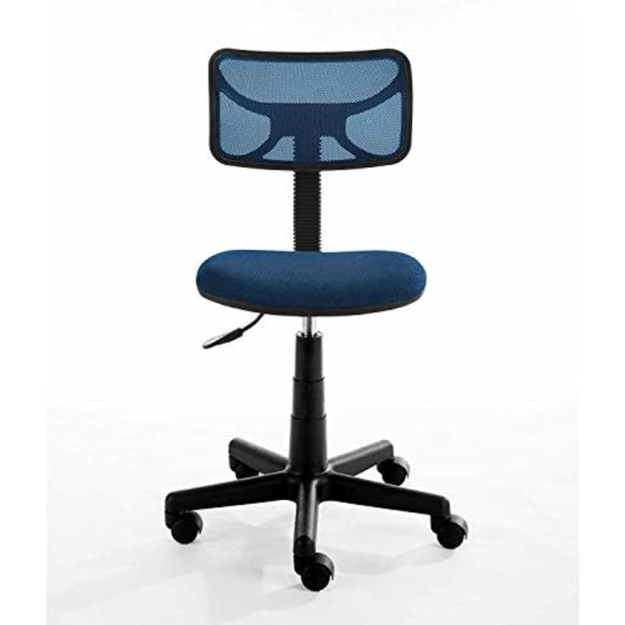 Urban Shop Swivel Mesh Desk Chair, Navy for $32 Urban Shop Swivel Mesh Desk Chair, Navy for $32