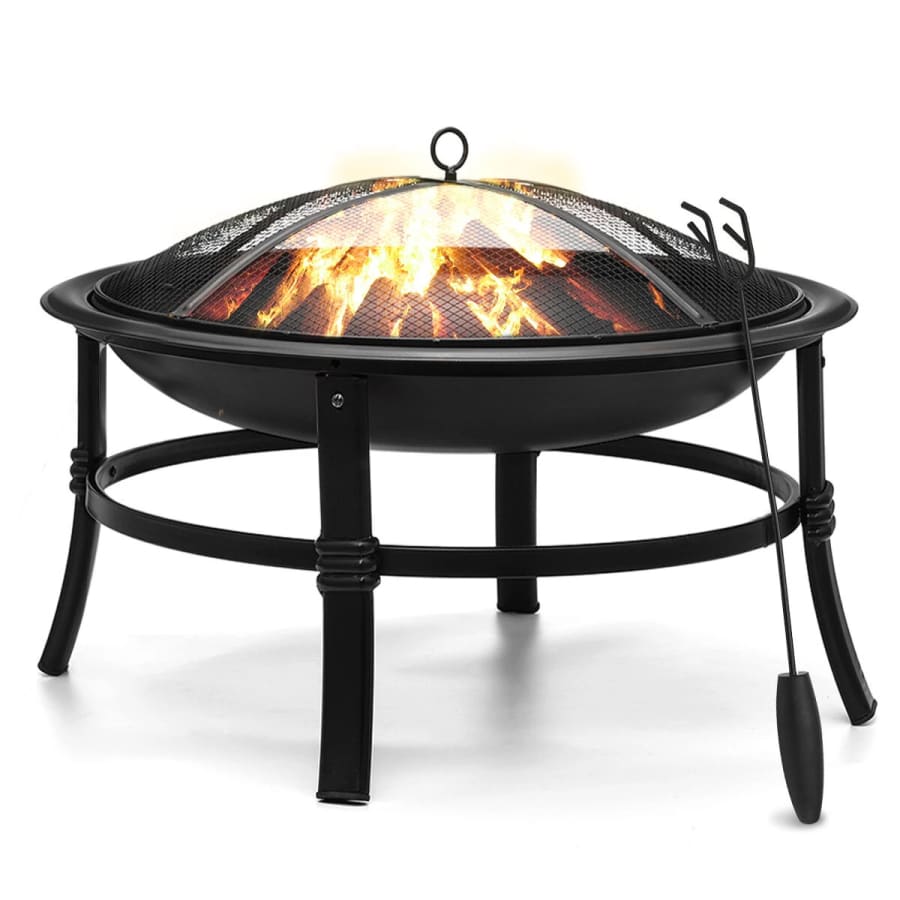 KingSo 26" Wood Burning Fire Pit for $70