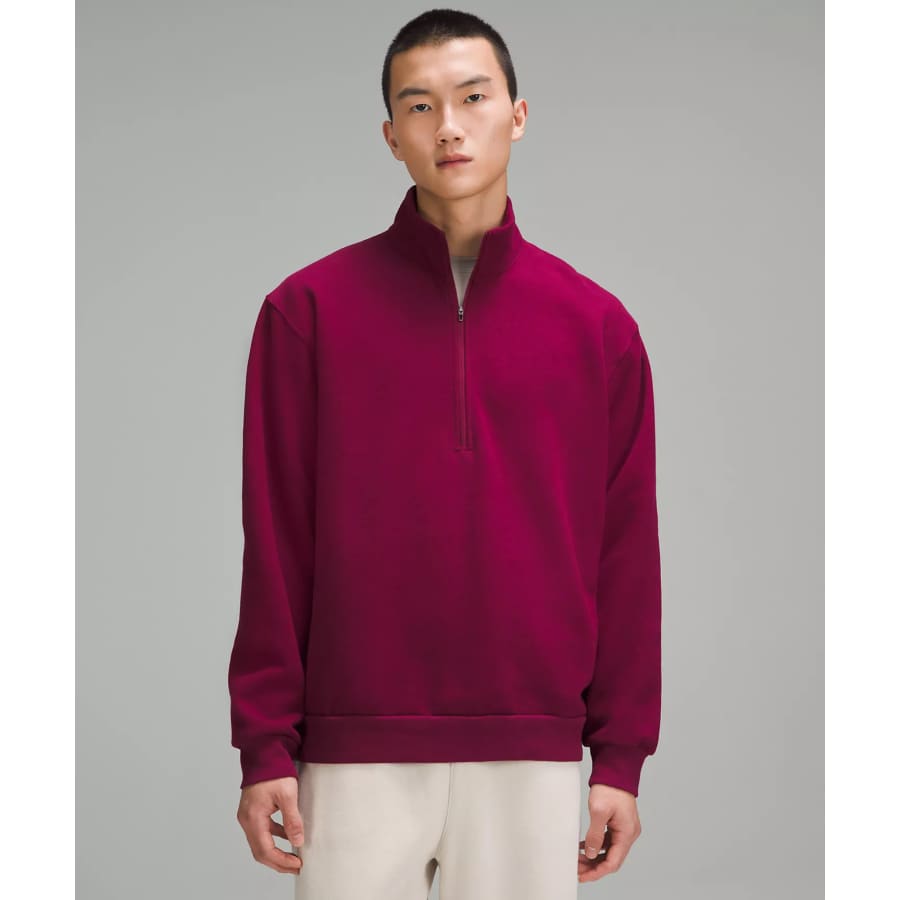 lululemon Men's Steady State Half Zip for $79 lululemon Men's Steady State Half Zip for $79
