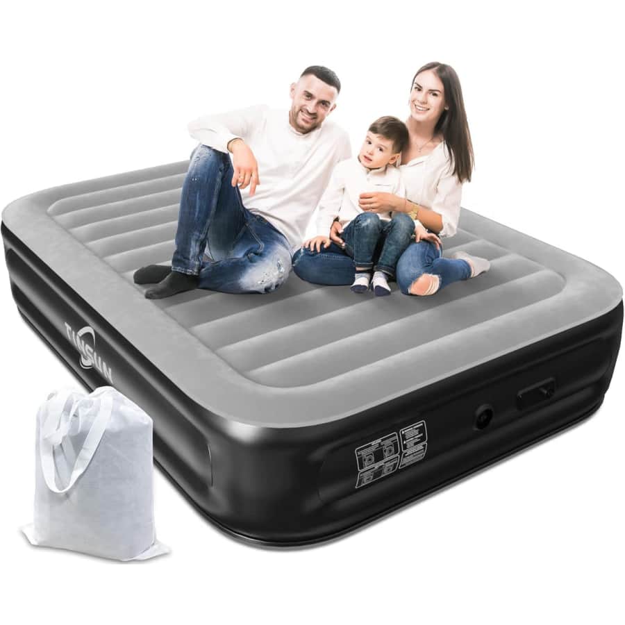 Queen Air Mattress with Built-In Pump for $40 Queen Air Mattress with Built-In Pump for $40