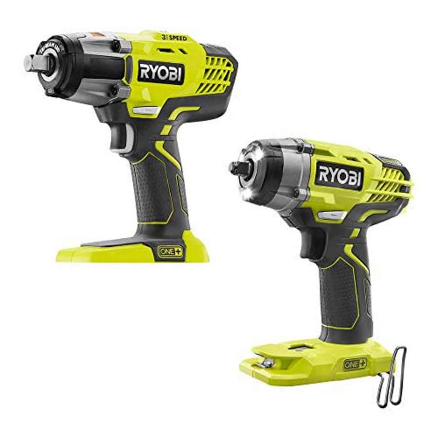 RYOBI P1935N 18-Volt ONE+ Cordless Combo Kit with 3-Speed 1/2 in. Impact Wrench and 3/8 in. 3-Speed for $239