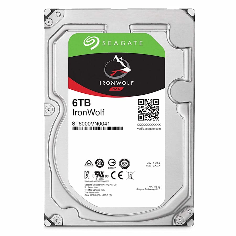 Seagate IronWolf 6TB NAS Serial ATA 6Gb/s 3.5" Internal Hard Drive for $140 Seagate IronWolf 6TB NAS Serial ATA 6Gb/s 3.5" Internal Hard Drive for $140