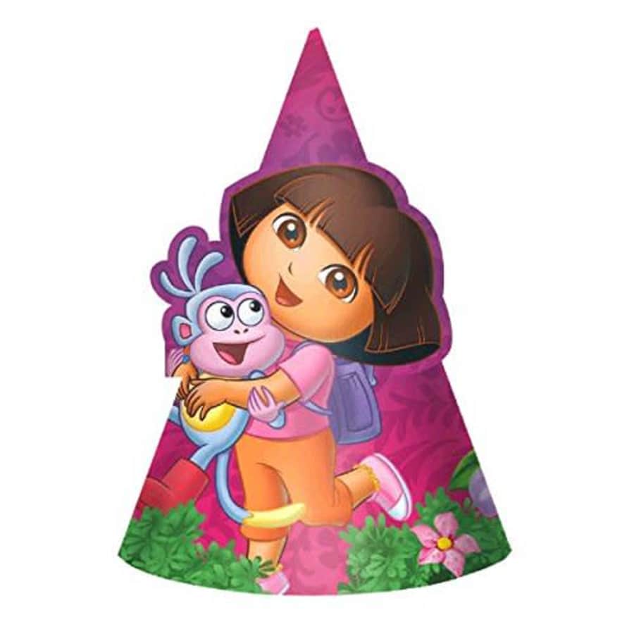 American Greetings Dora The Explorer Hats Party Supplies (8 Count) for $10 American Greetings Dora The Explorer Hats Party Supplies (8 Count) for $10