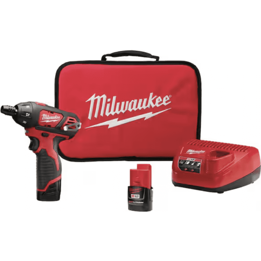 Milwaukee M12 12V Lithium-Ion Cordless 0.25" Hex Screwdriver Kit for $79
