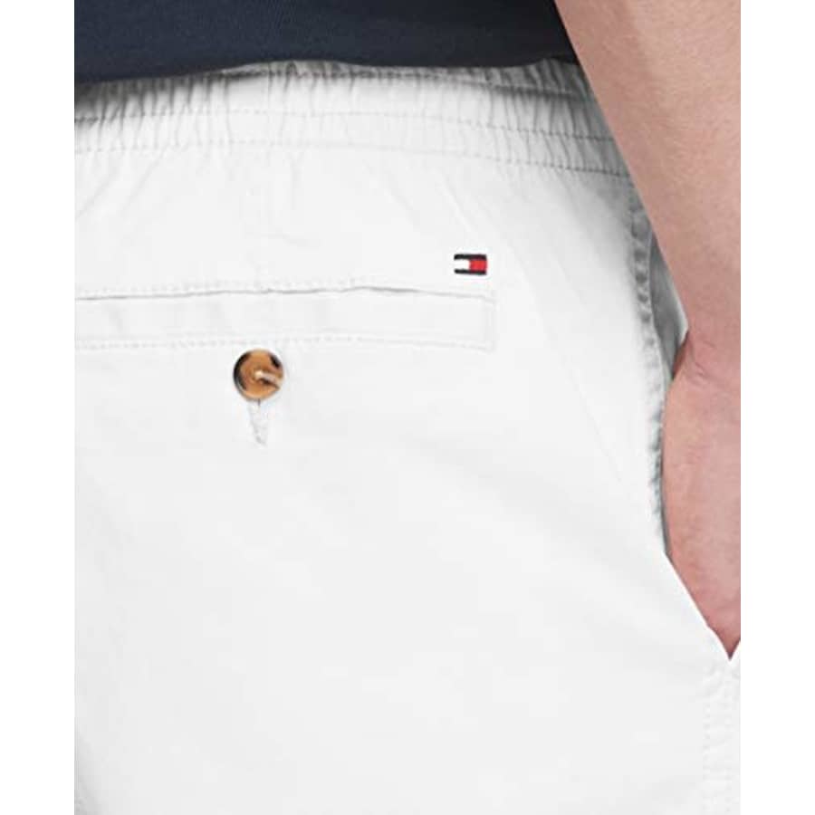 Tommy Hilfiger Men's Stretch Waistband Shorts, Bright White, XXL for $40 Tommy Hilfiger Men's Stretch Waistband Shorts, Bright White, XXL for $40