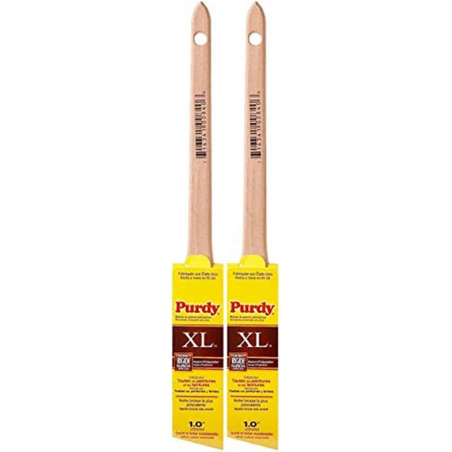 Purdy 144080310 XL Series Dale Angular Trim Paint Brush, 1 inch 2 Pack for $23