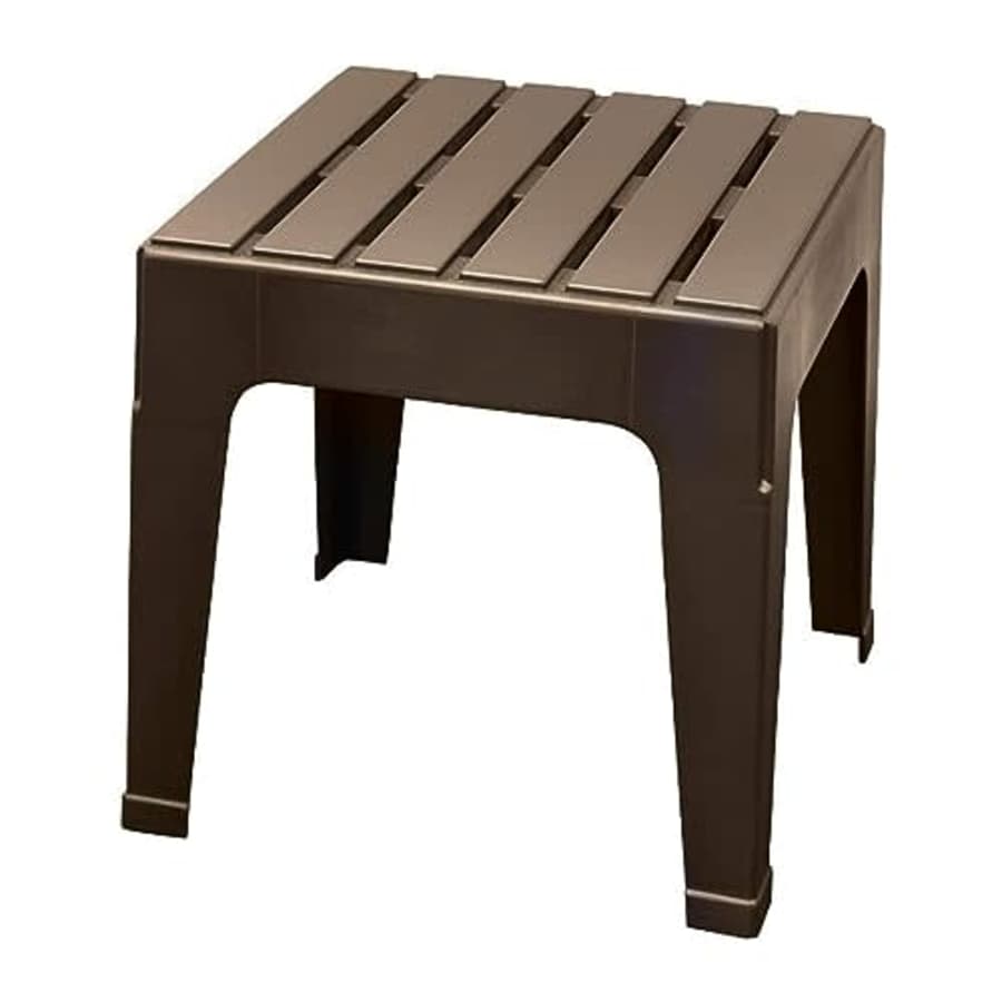 ADAMS MFG PATIO FURN 8090-60-3731 Big Easy Brown Stack Table for $52