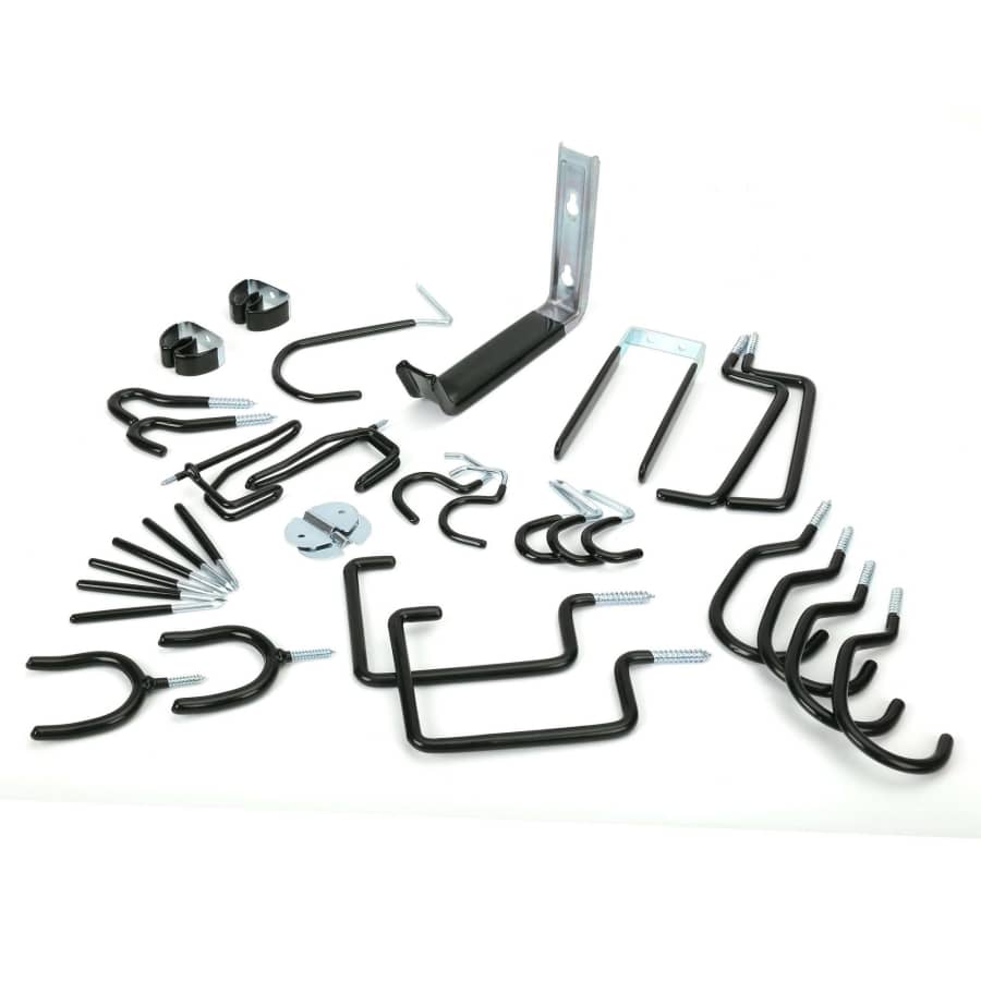 Hyper Tough 30-Piece Garage Storage Hook Set for $10