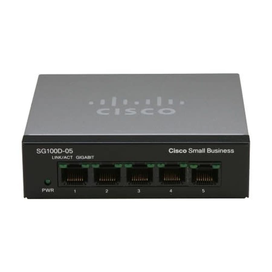 Cisco SG100D-05-NA 5-Port Gigabit Desktop Switch for $50