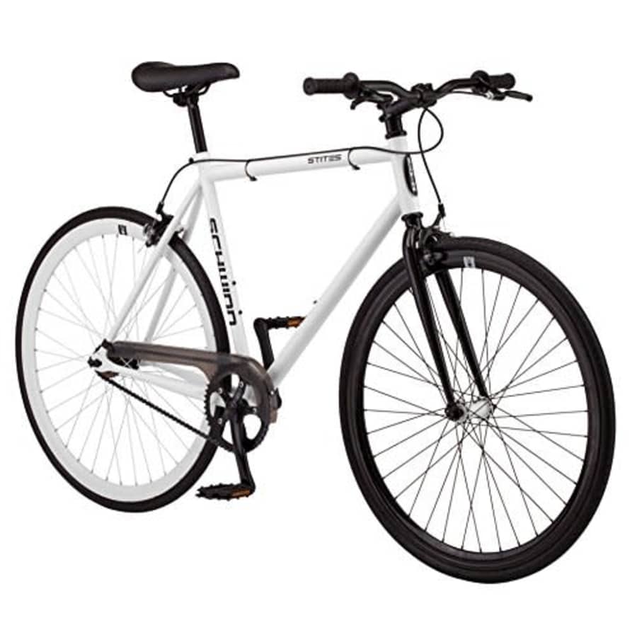 Schwinn Stites Fixie Adult Commuter Road Bike, Single-Speed, 58cm/Large Steel Stand-Over Frame, for $400