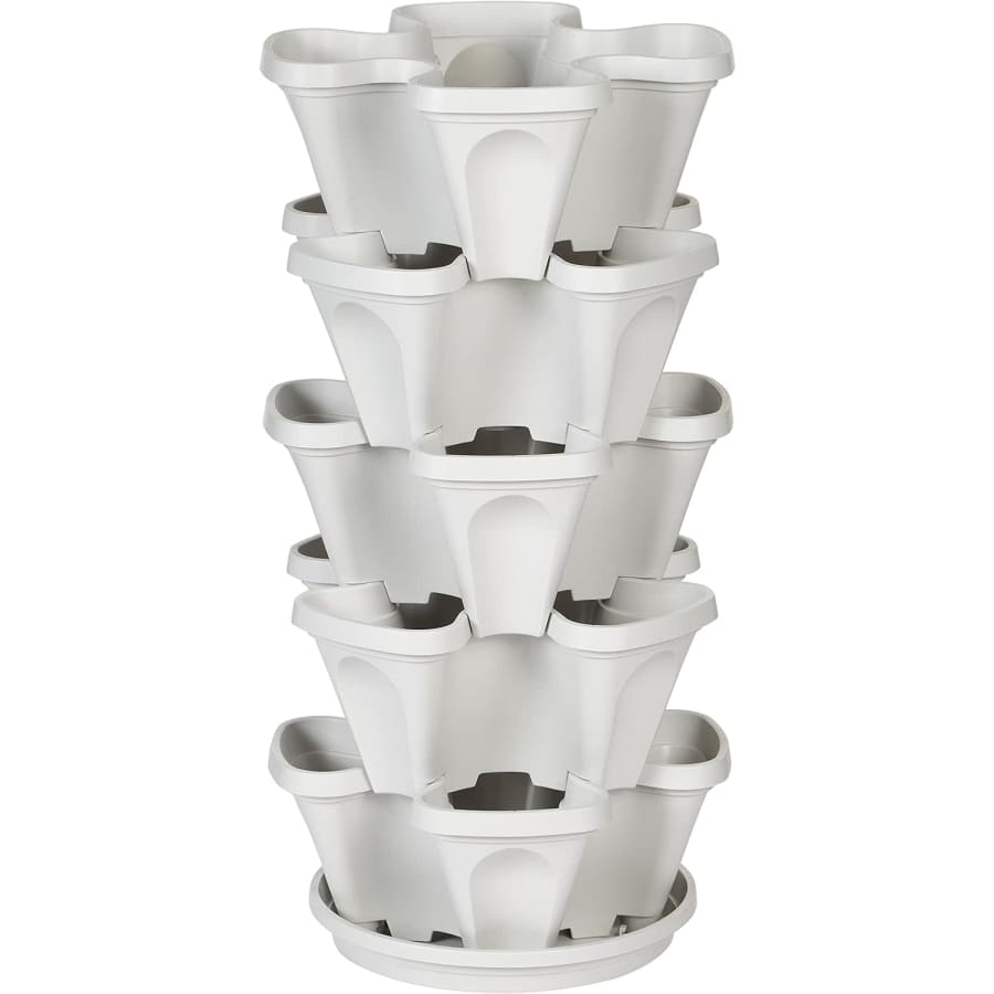 Mr. Stacky 5-Tier Stackable Planter: $17 Mr. Stacky 5-Tier Stackable Planter: $17