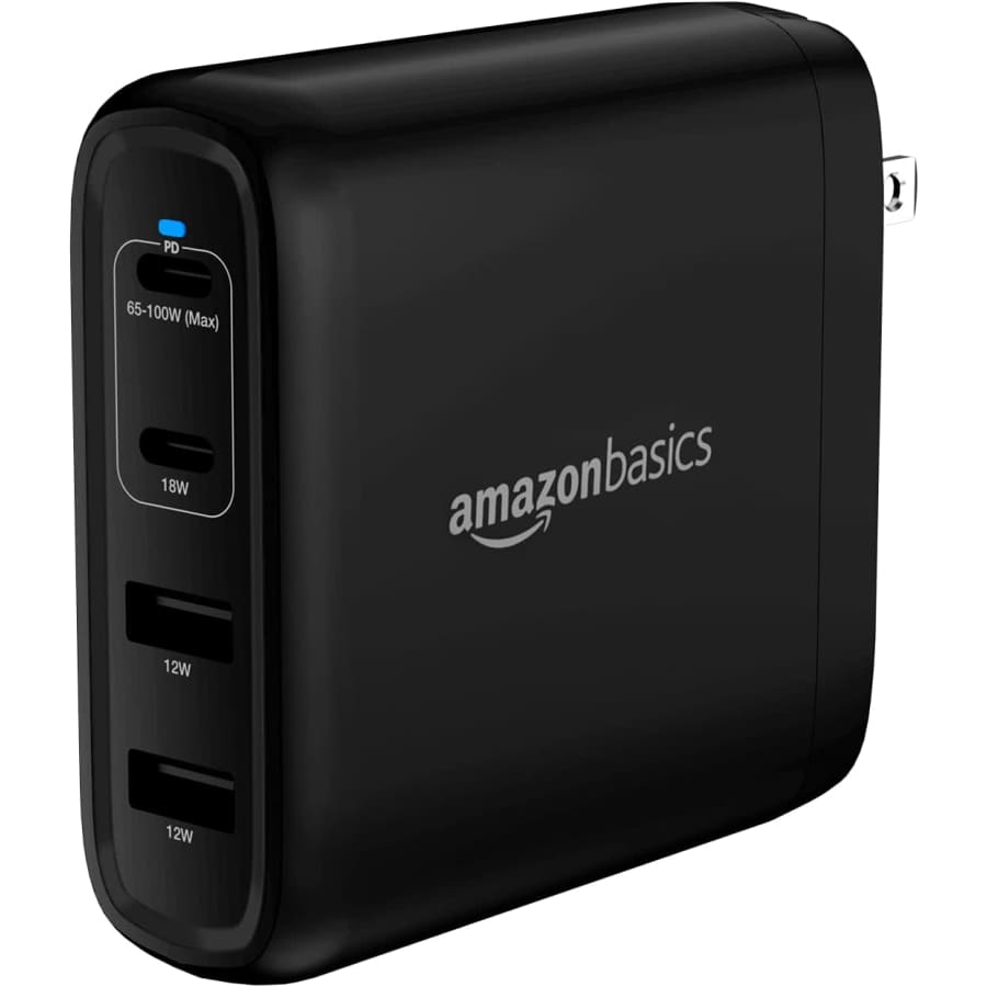 Amazon Basics 100W USB-C GaN Wall Charger for $40