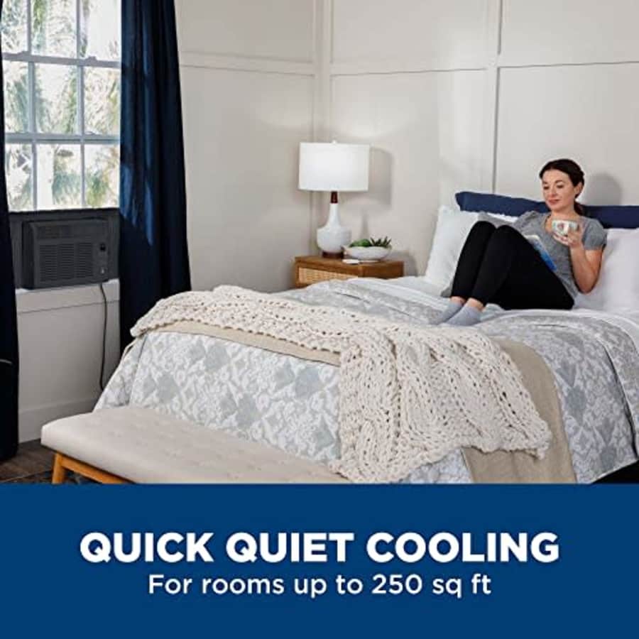 GE Electronic Window Air Conditioner 6000 BTU, Black, Efficient Cooling for Smaller Areas Like for $212 GE Electronic Window Air Conditioner 6000 BTU, Black, Efficient Cooling for Smaller Areas Like for $212