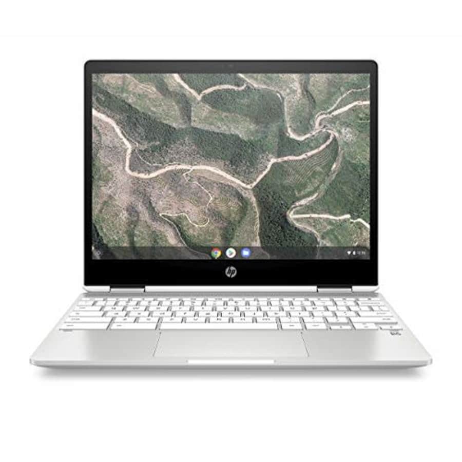 HP Chromebook X360 12-Inch HD+ Touchscreen Laptop, Intel Celeron N4000, 4. GB SDRAM, 32 GB eMMC, for $229