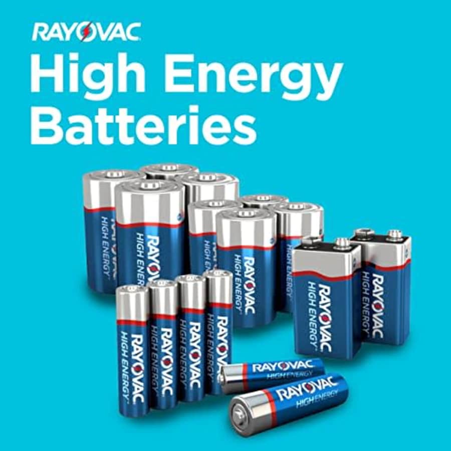 Rayovac 9V Batteries, 9 Volt Battery Alkaline, 4 Count for $13 Rayovac 9V Batteries, 9 Volt Battery Alkaline, 4 Count for $13