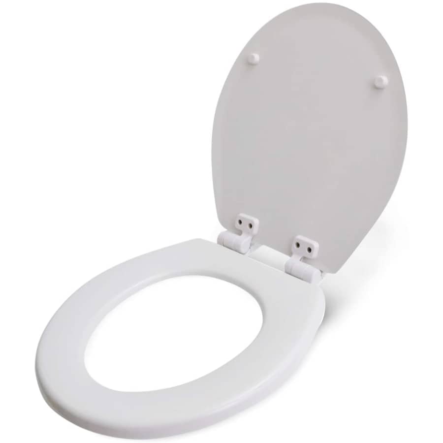 Highcraft Round Molded Wood Toilet Seat for $26