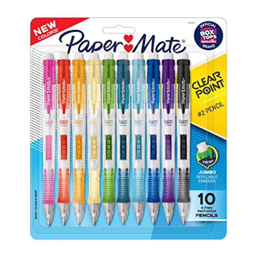 Paper Mate Clearpoint Mechanical Pencils 0.7mm, HB #2 Pencil Lead, 2 Pencils, School Supplies, for $17 Paper Mate Clearpoint Mechanical Pencils 0.7mm, HB #2 Pencil Lead, 2 Pencils, School Supplies, for $17
